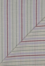 Katoen Streep - Lilac & Silver