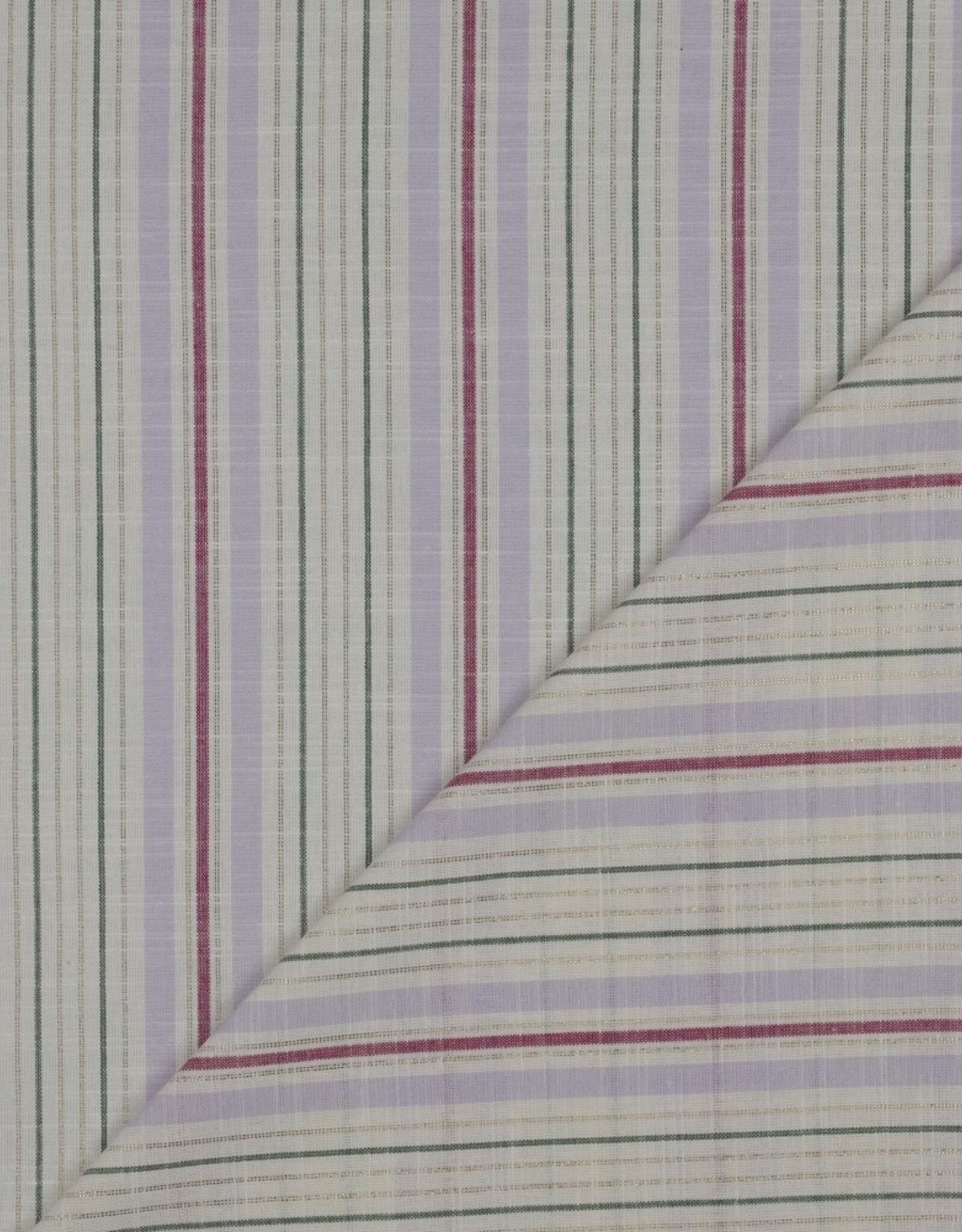 Katoen Streep - Lilac & Silver