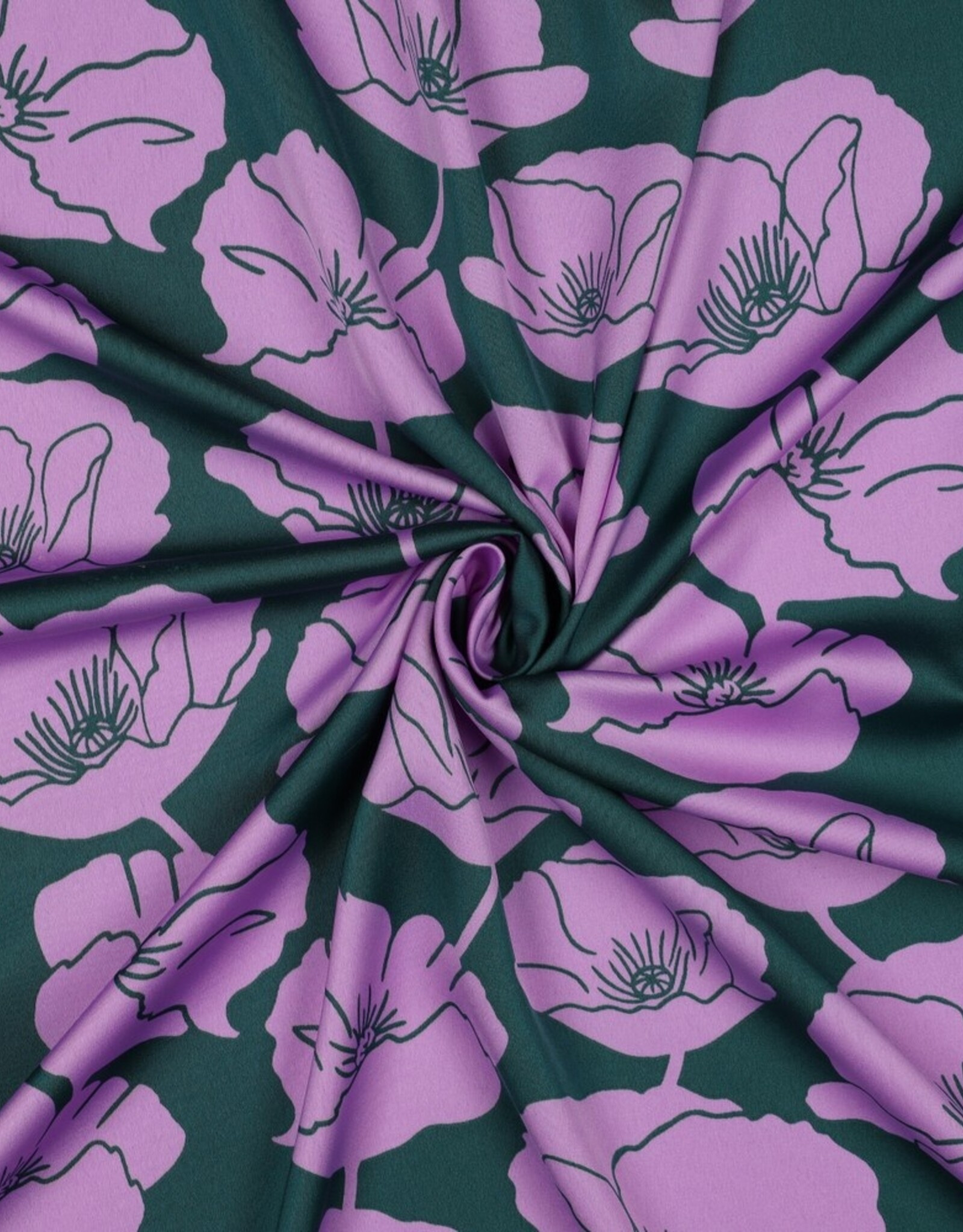 Micro Satijn - Poppy - Lilac