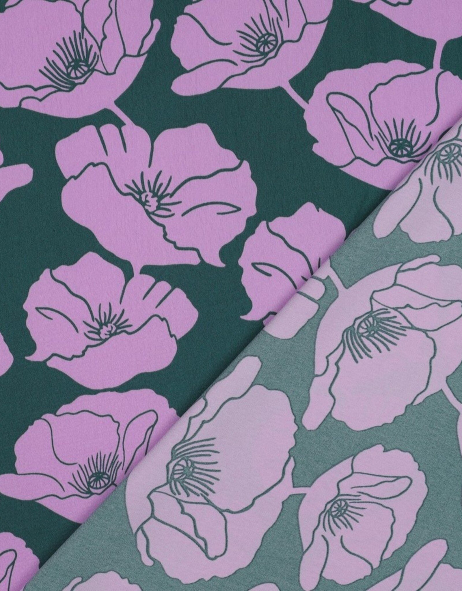 Micro Satijn - Poppy - Lilac