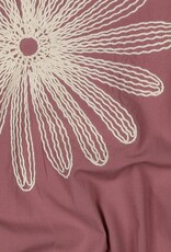 Katoen - Daisy Broderie - Mauve