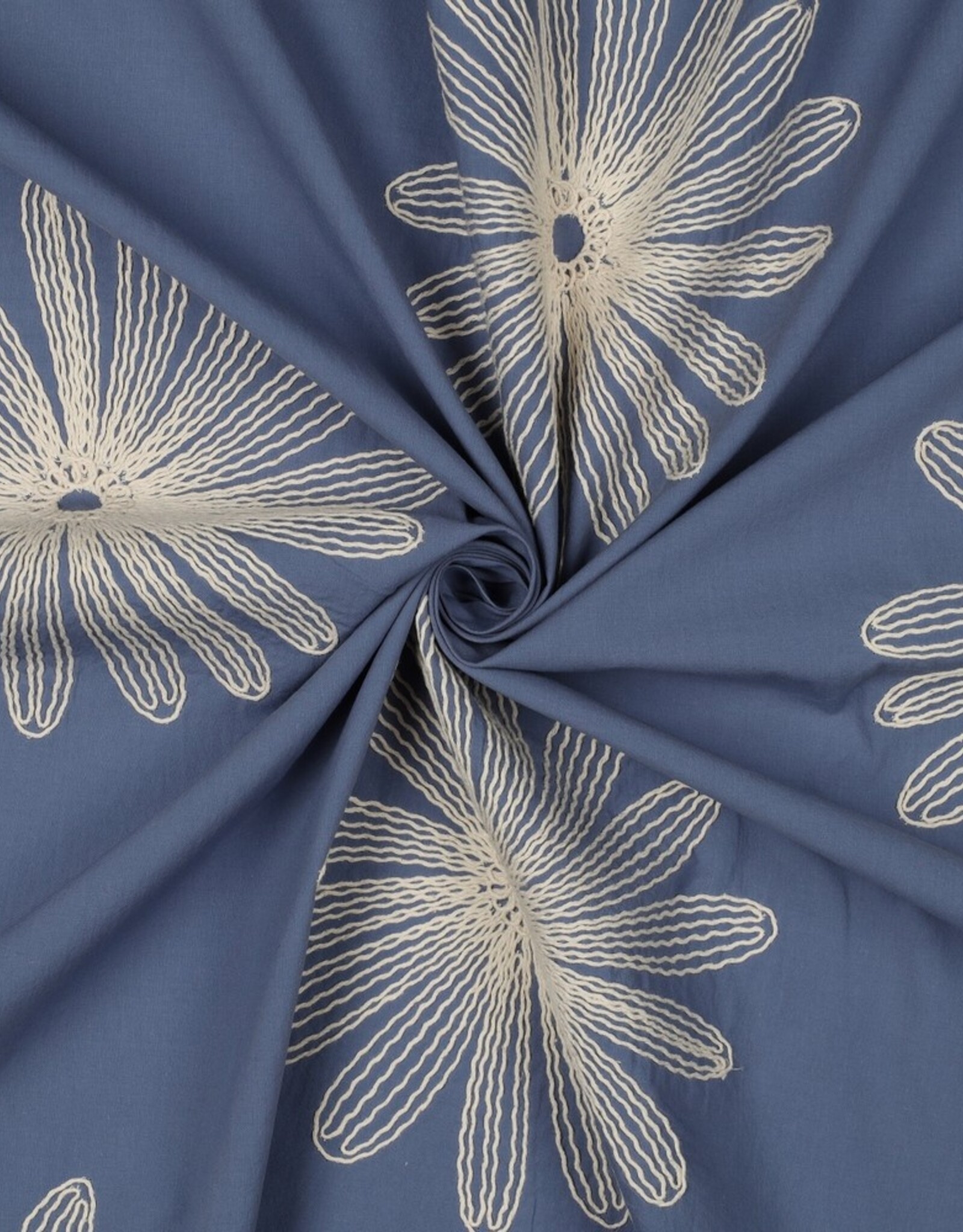 Katoen - Daisy Broderie - Jeans