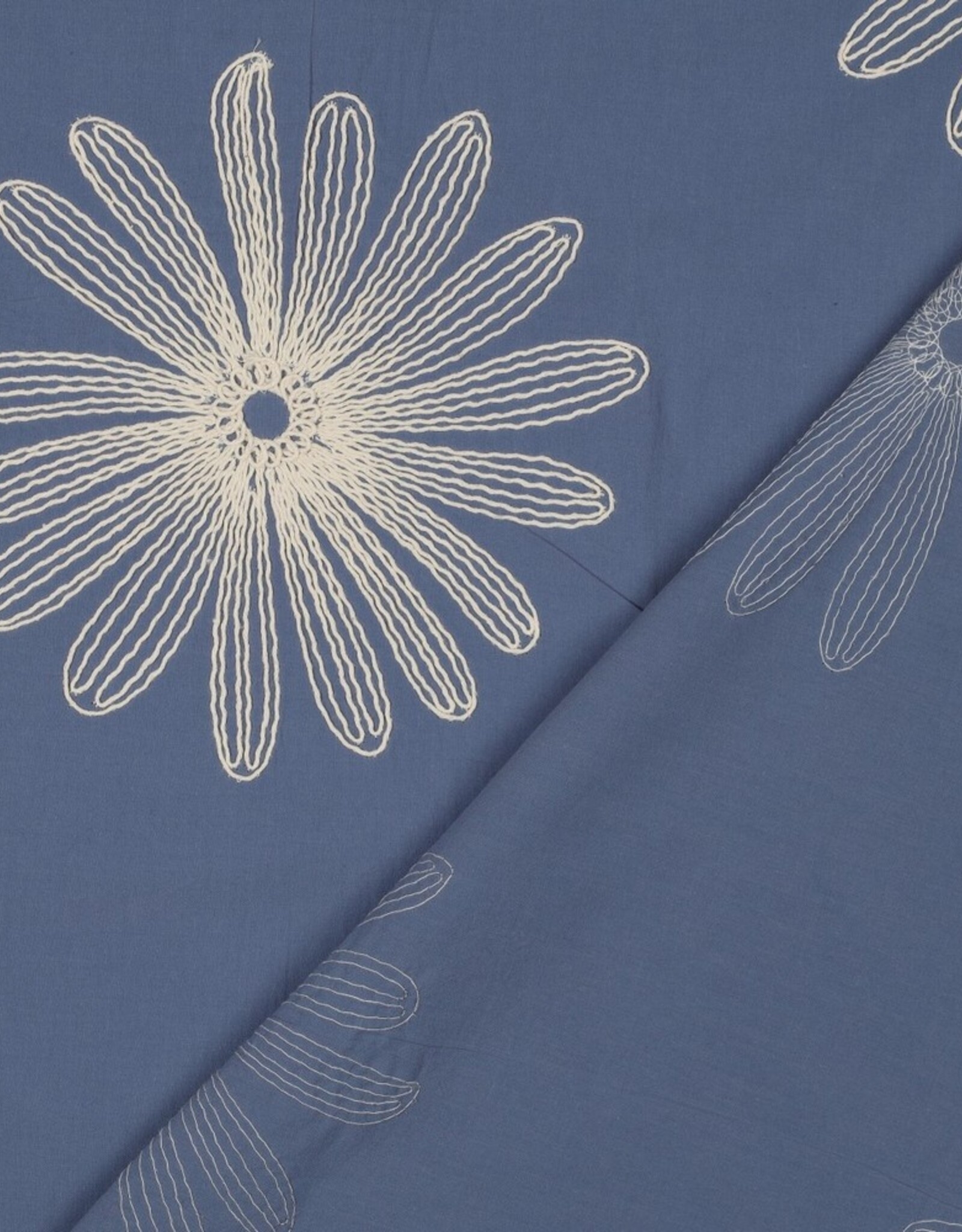 Katoen - Daisy Broderie - Jeans