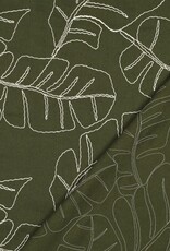 Linnen Viscose - Green - Leaves