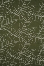 Linnen Viscose - Green - Leaves