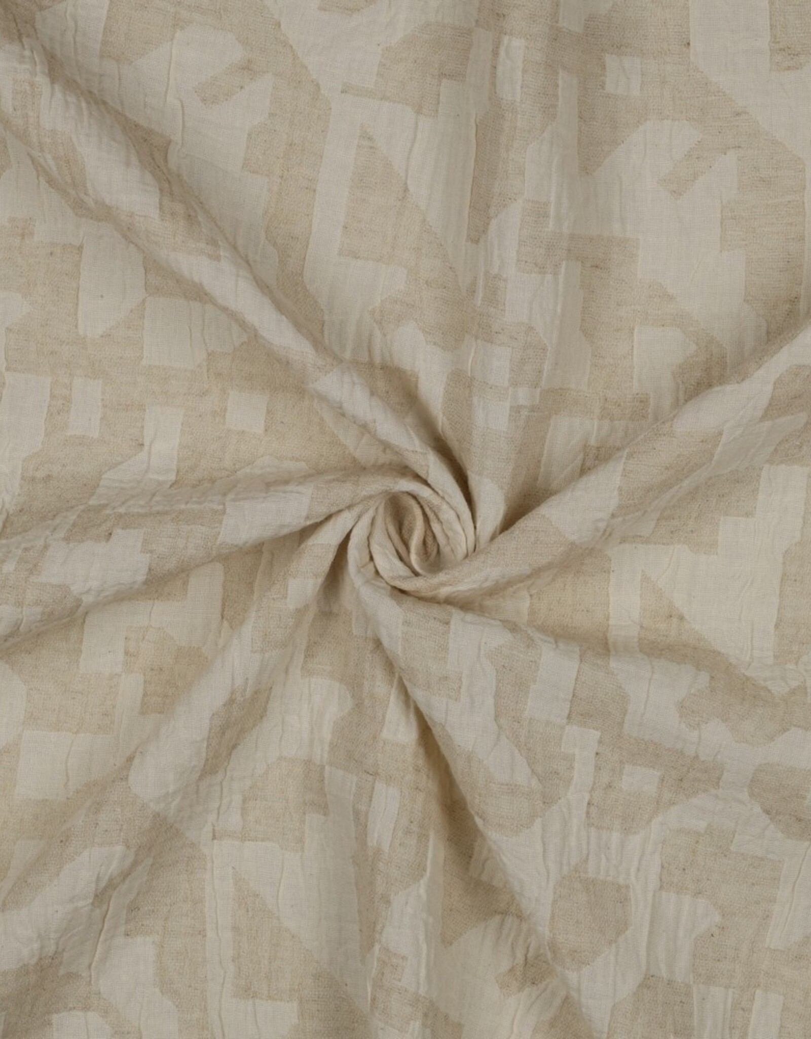 Linnen Katoen - Shapes - Naturel