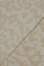 Linnen Katoen - Shapes - Naturel