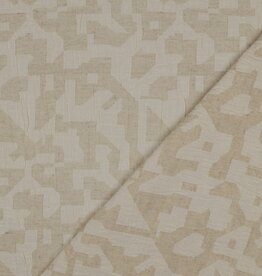 Linnen Katoen - Shapes - Naturel