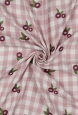 Double Gauze - Vichy Flower