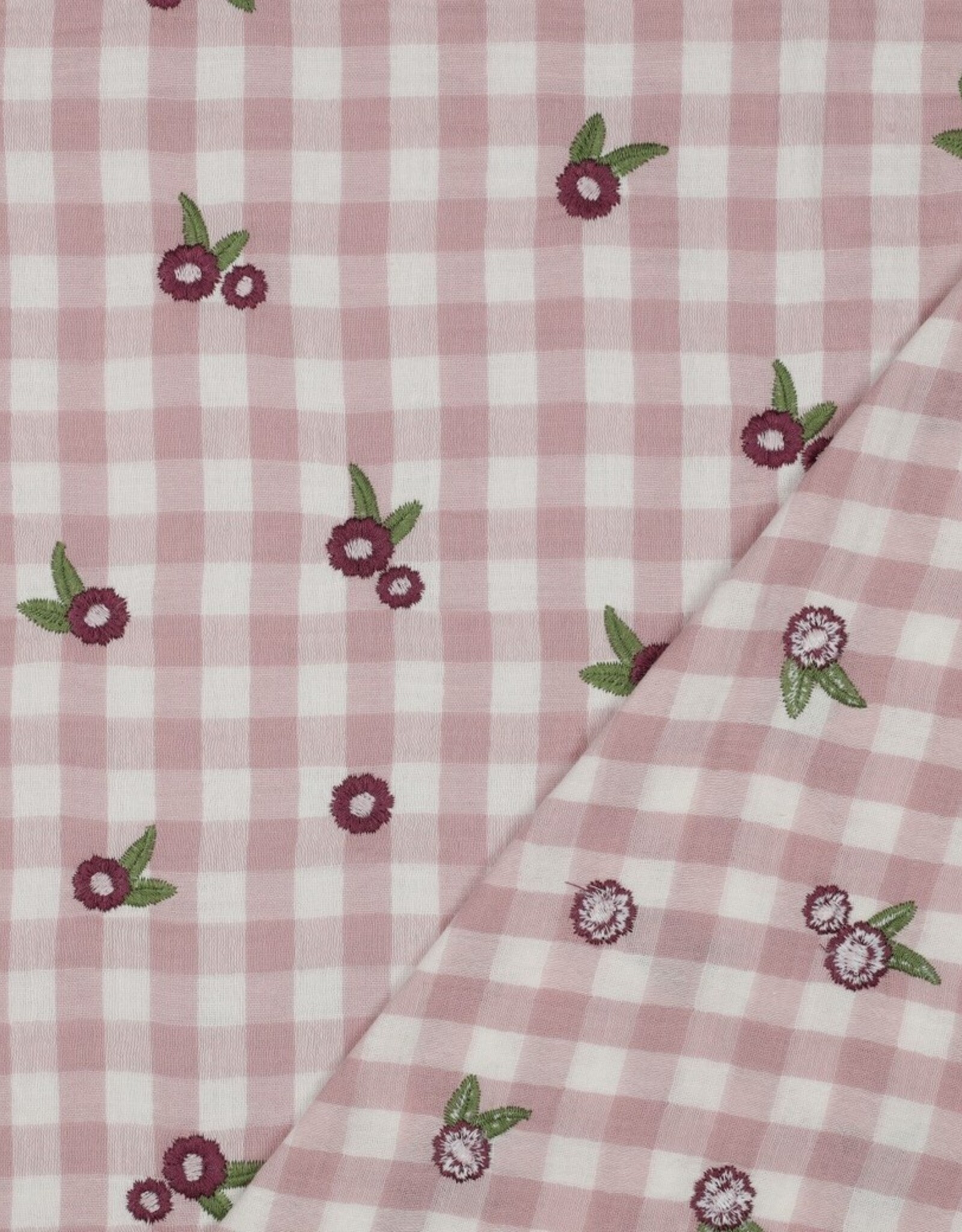 Double Gauze - Vichy Flower