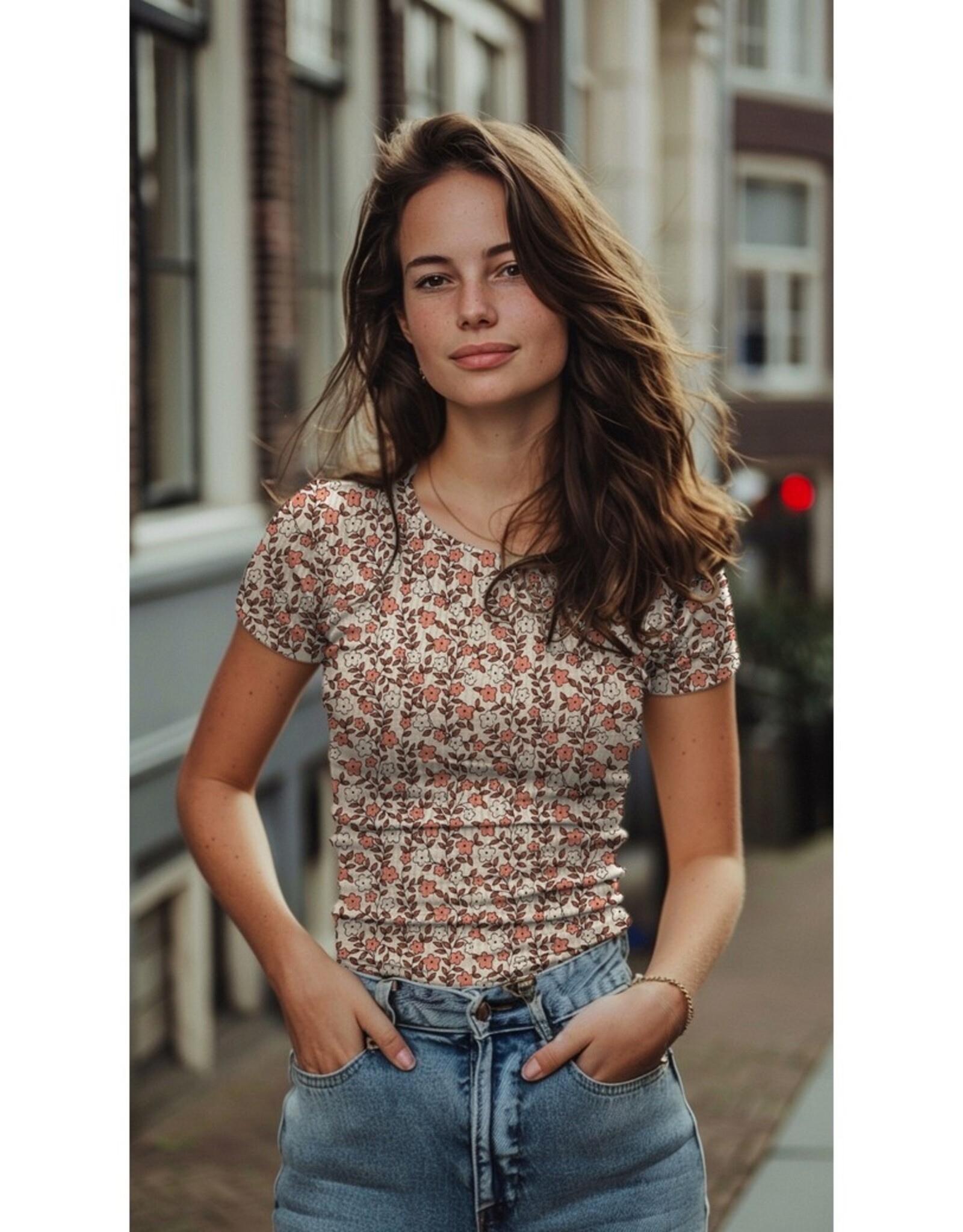 Rib Jersey - Little flowerfield