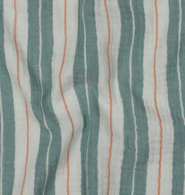 Double Gauze - Stripes - Green