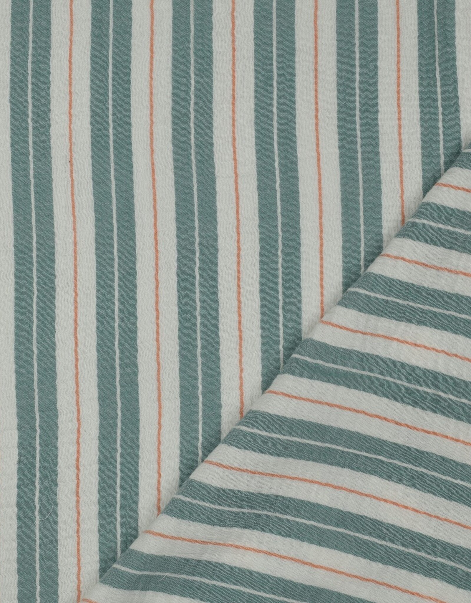 Double Gauze - Stripes - Green