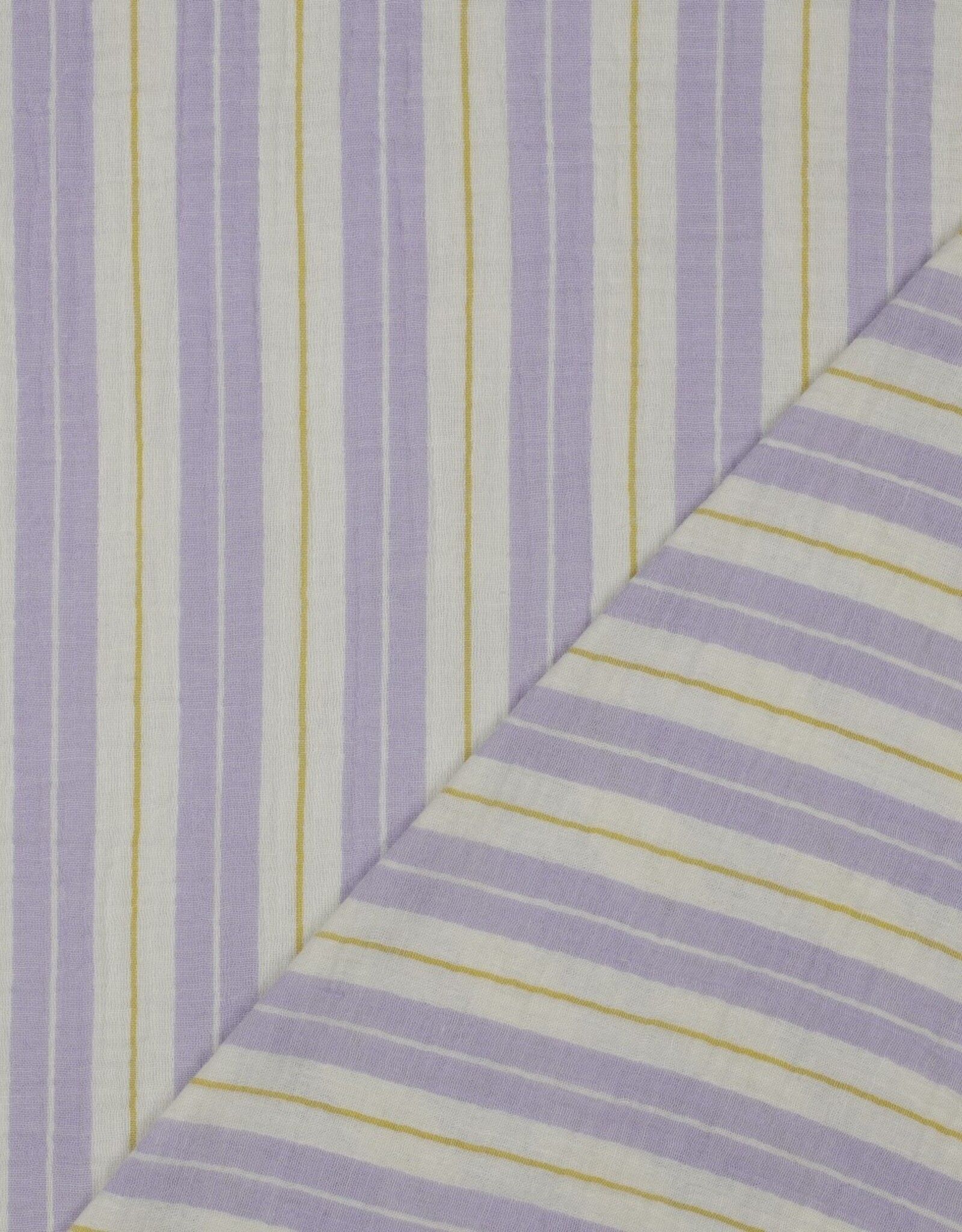 Double Gauze - Stripes - Lilac