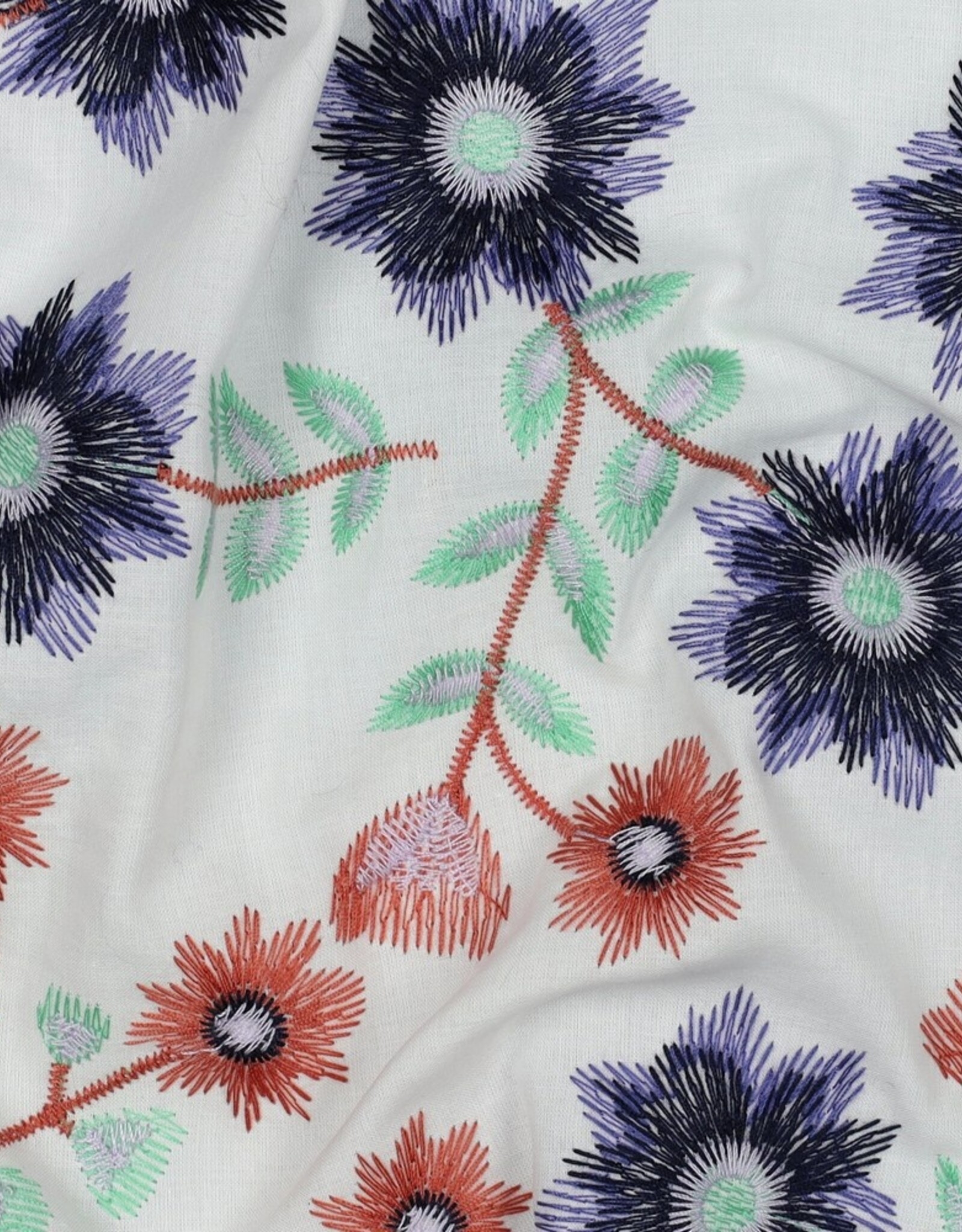 Katoen - Colorfull Broderie