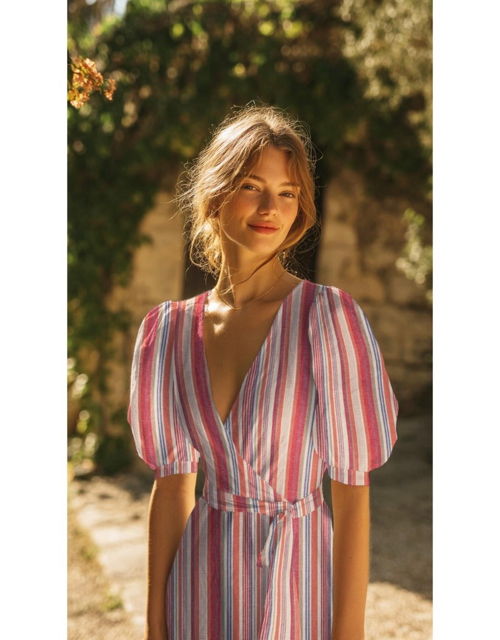 Linnen Viscose - Happy Stripes