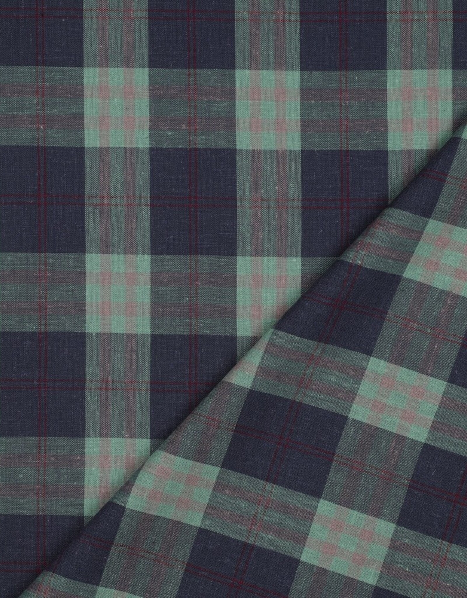 Linnen Viscose - Camisa a Cuadro