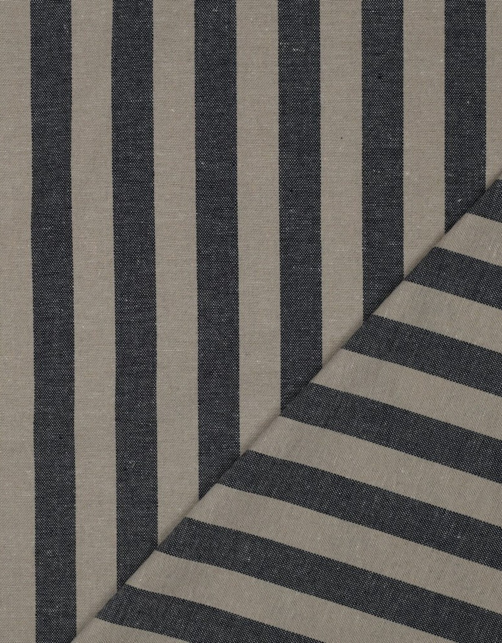 Linnen Viscose - Camisa a Rayas