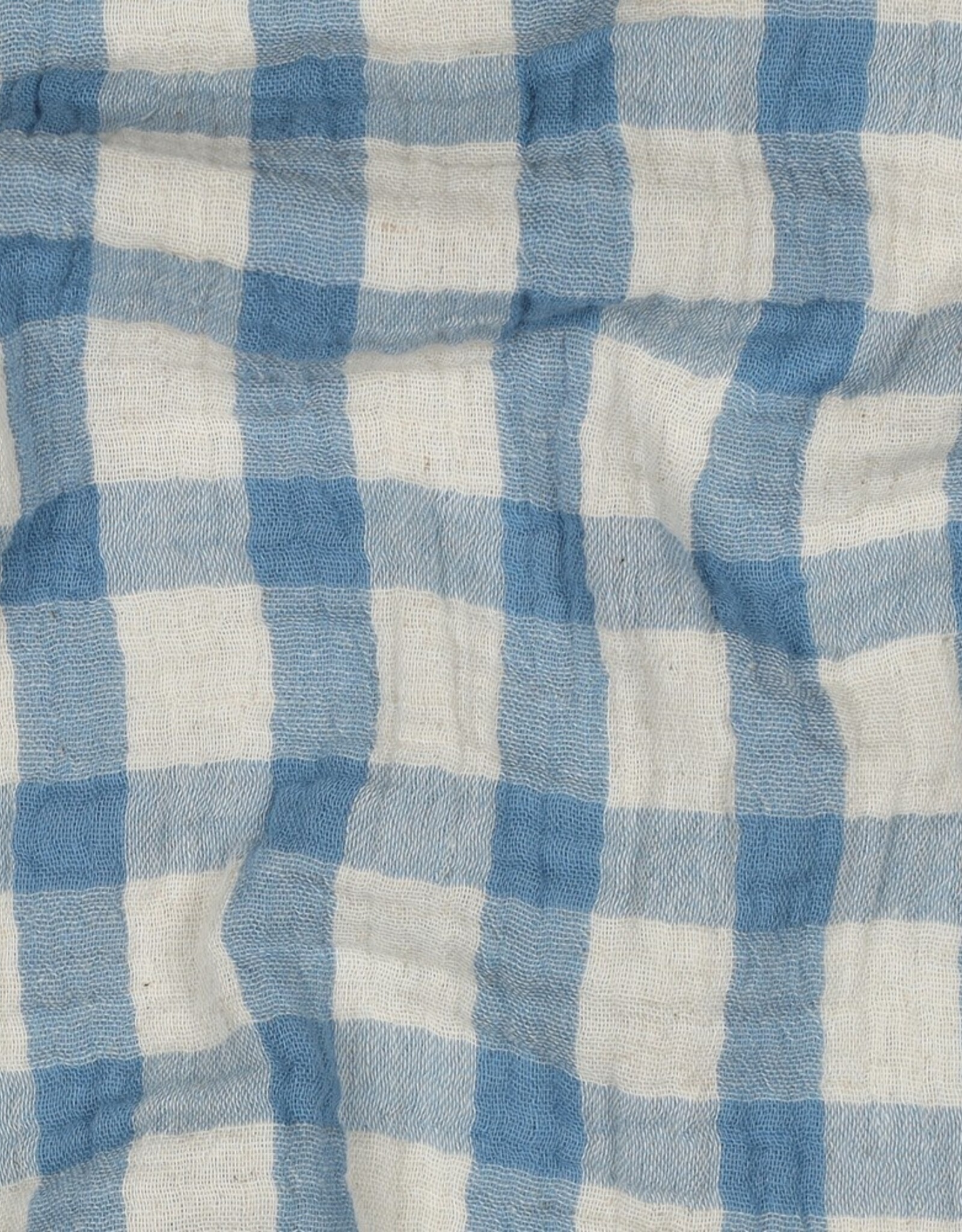 Double Gauze - Grand Vichy - Blue