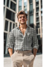 Double Gauze - Grand Vichy - Blue