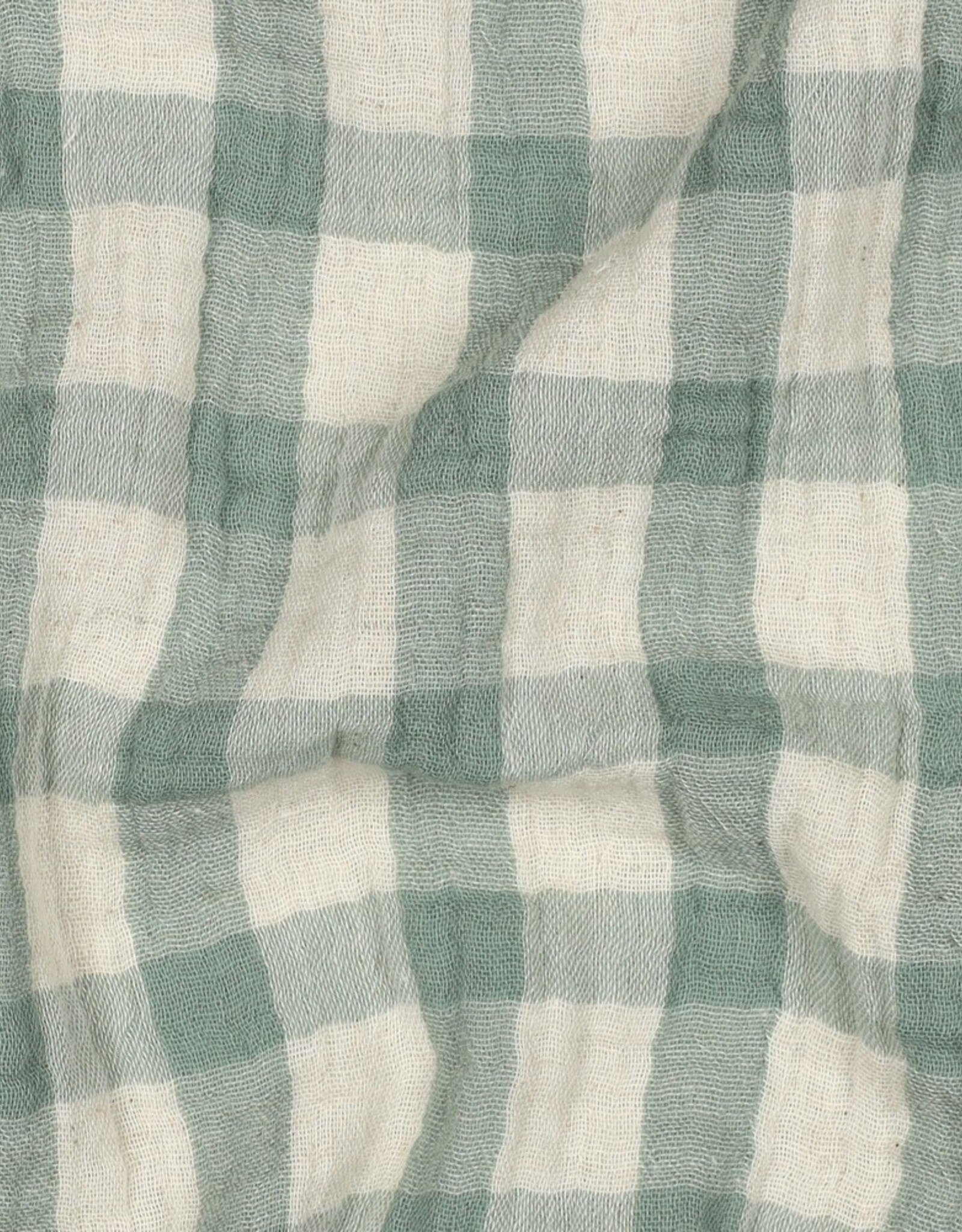 Double Gauze - Grand Vichy - Sage