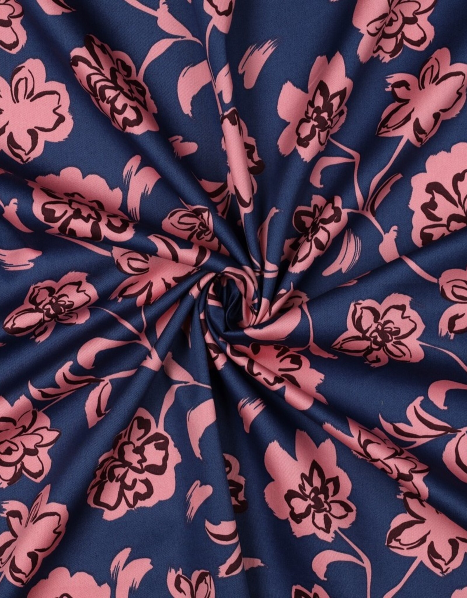 Satijn Katoen - Flowers