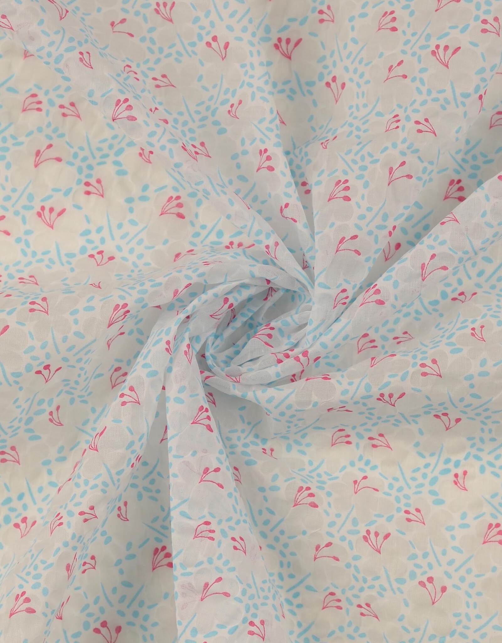 Seersucker Voile - Lucy - Blue