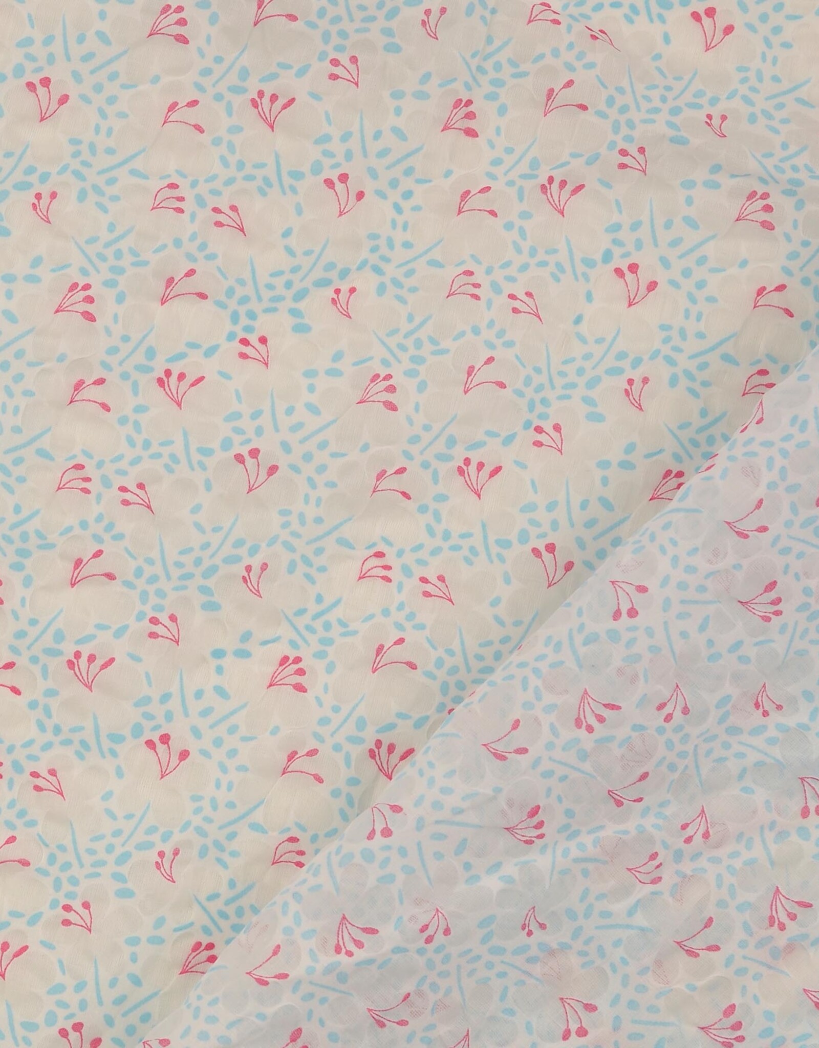 Seersucker Voile - Lucy - Blue