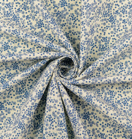 Seersucker - Flowerfield - Blue