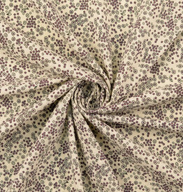 Seersucker - Flowerfield - Mauve