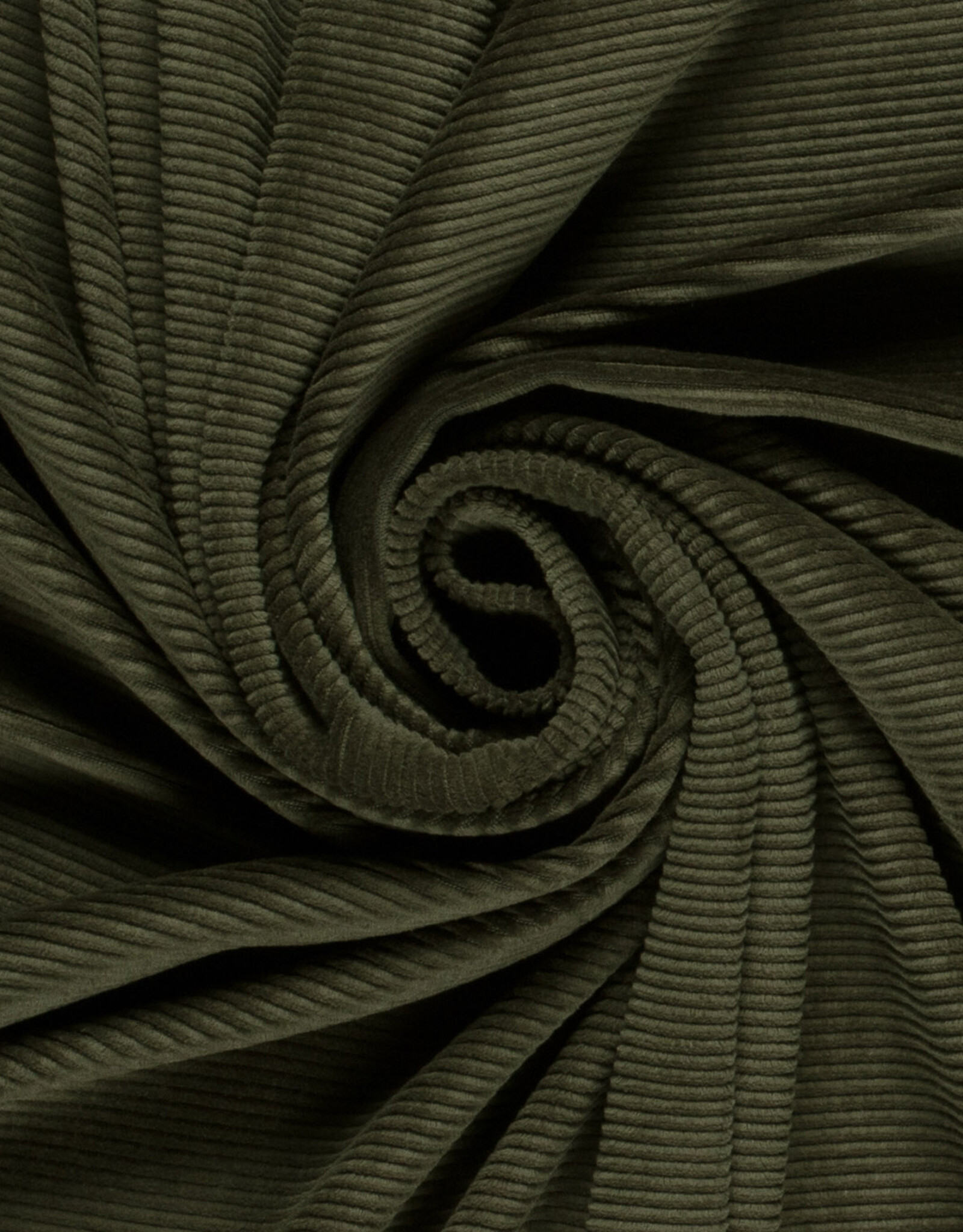 Nicky Rib Velours - Kaki