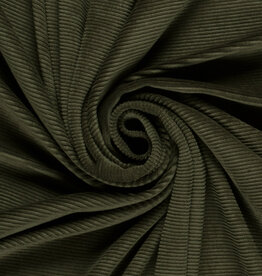 Nicky Rib Velours - Kaki