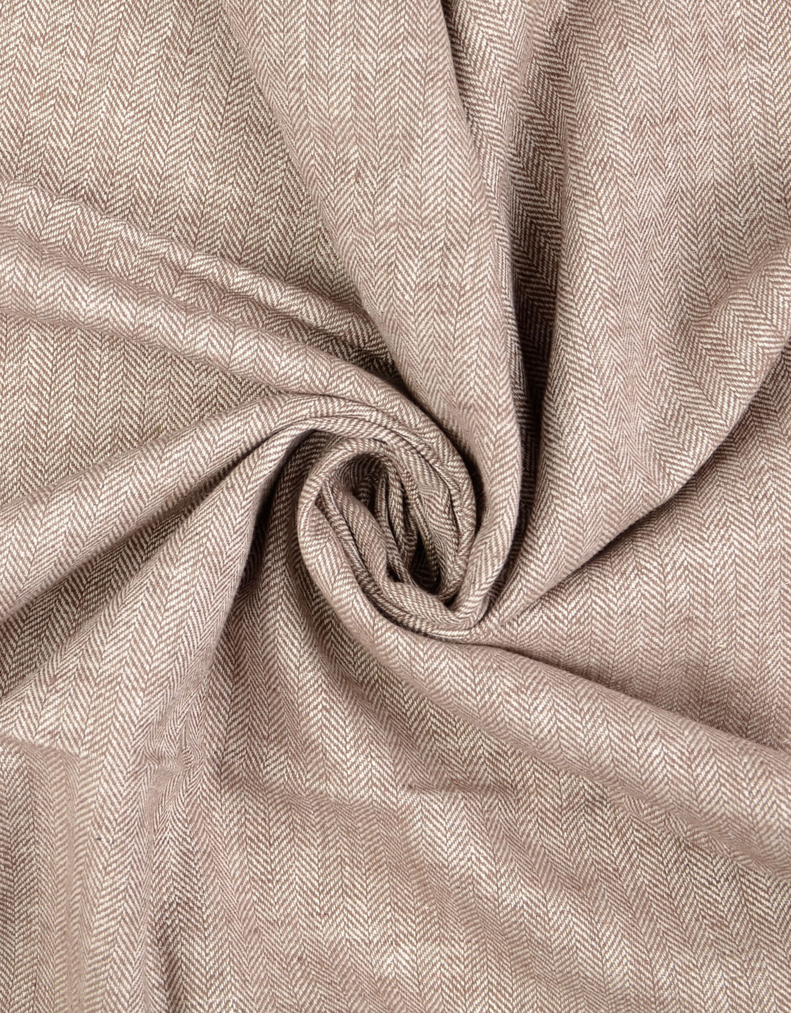 Linnen Mix - Chevron - Café