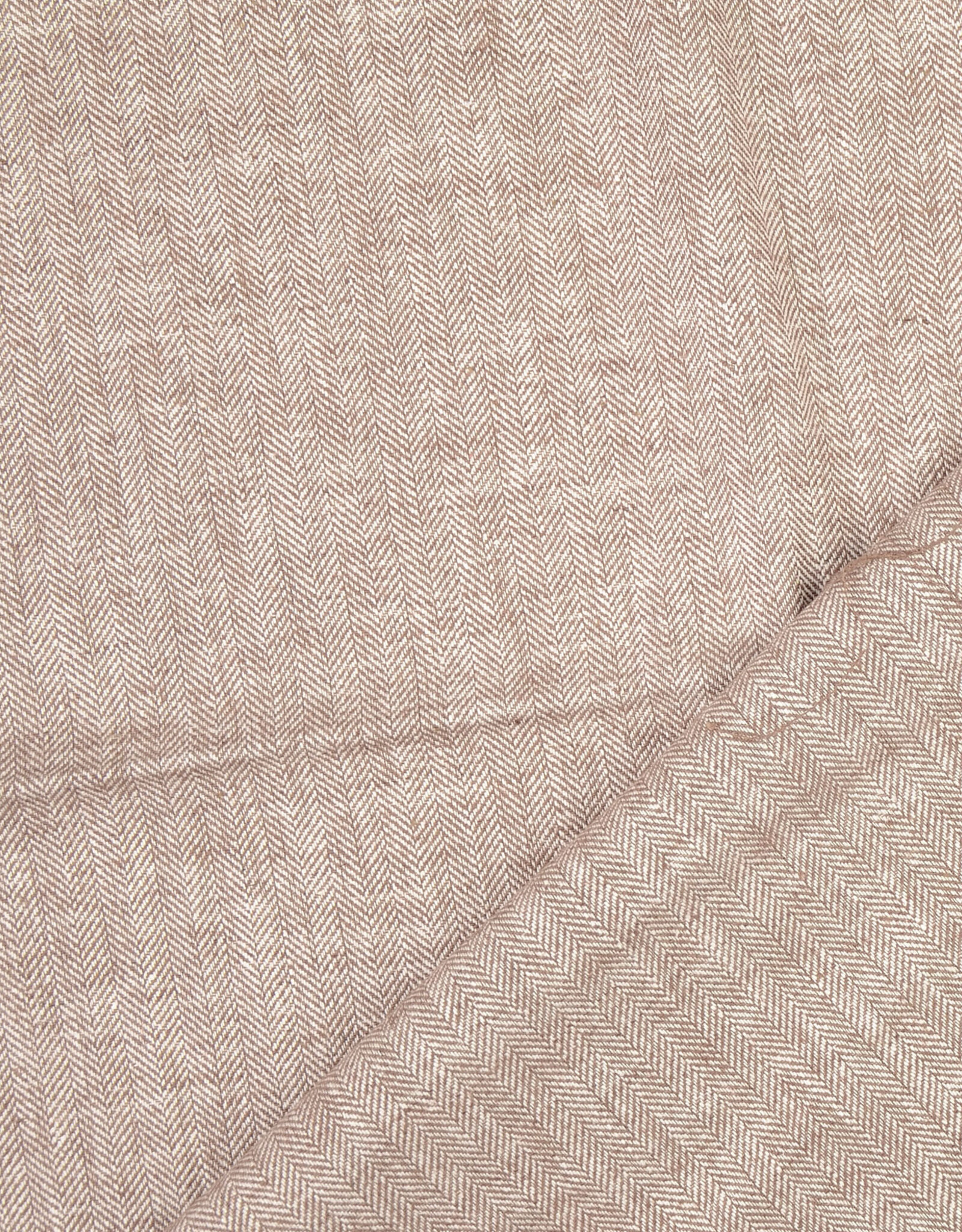 Linnen Mix - Chevron - Café