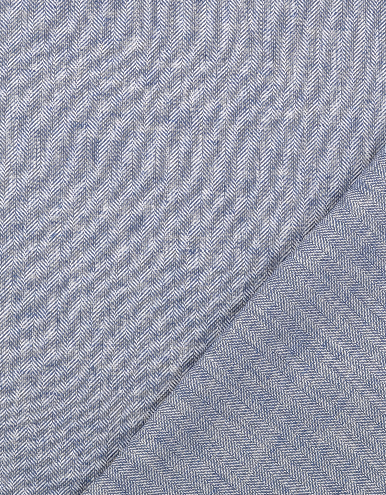 Linnen Mix - Chevron - Sky