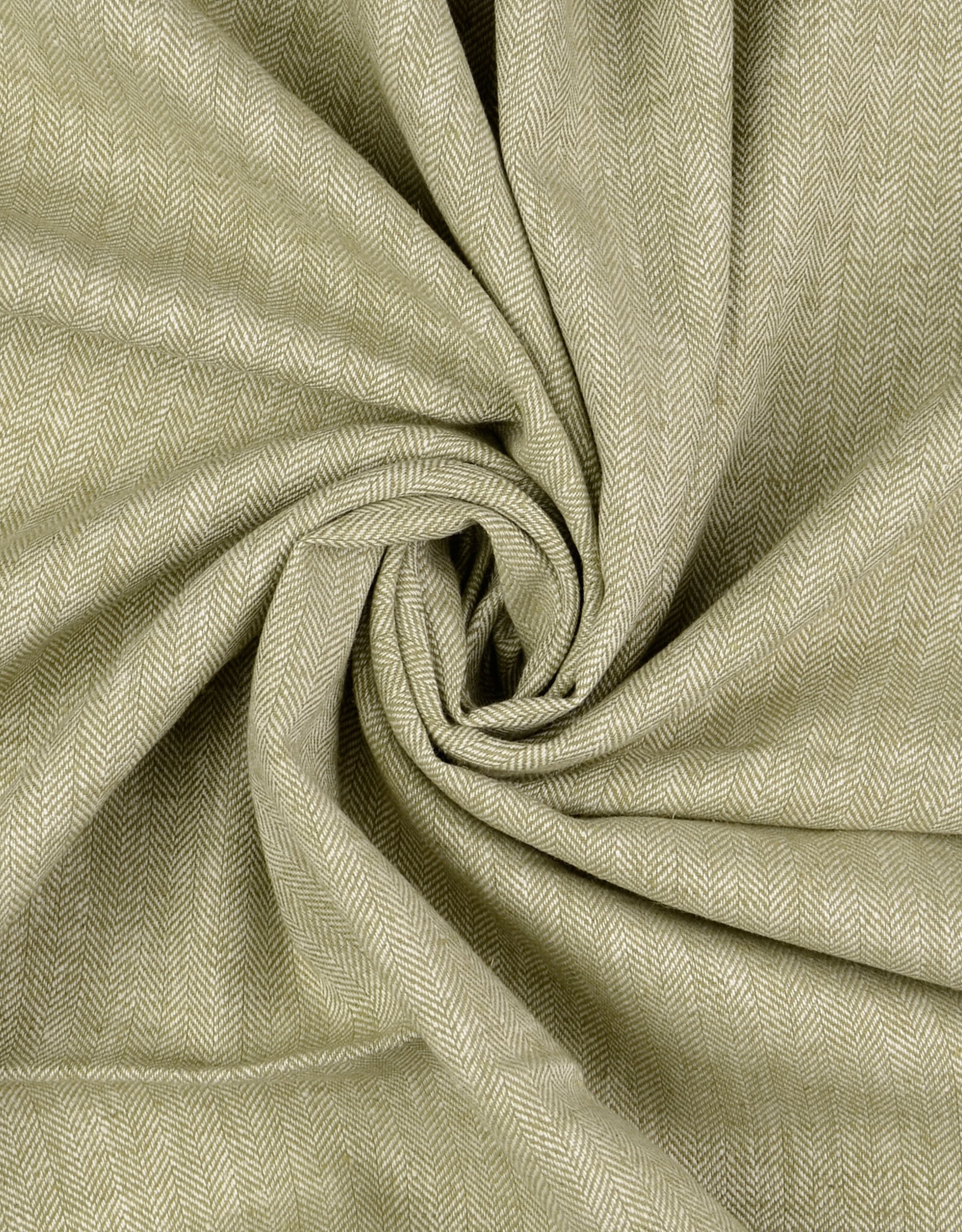 Linnen Mix - Chevron - Olive