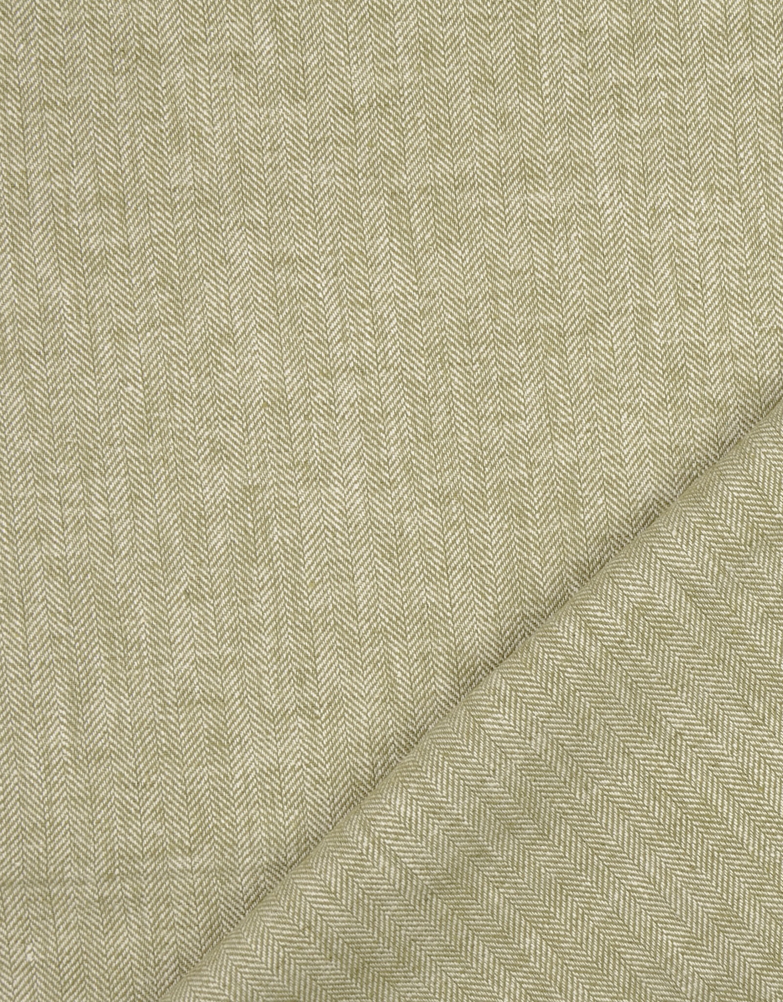 Linnen Mix - Chevron - Olive