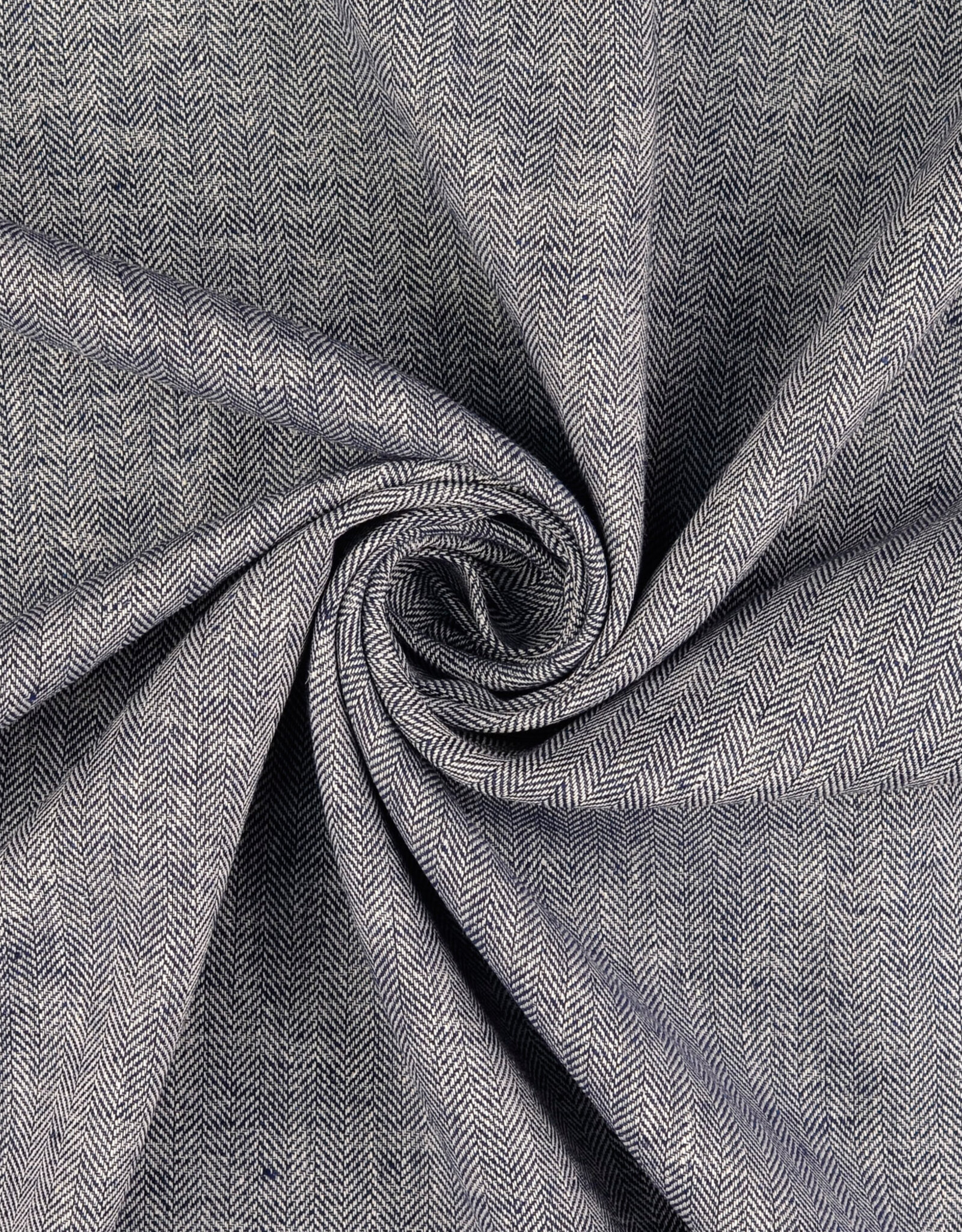 Linnen Mix - Chevron - Antra