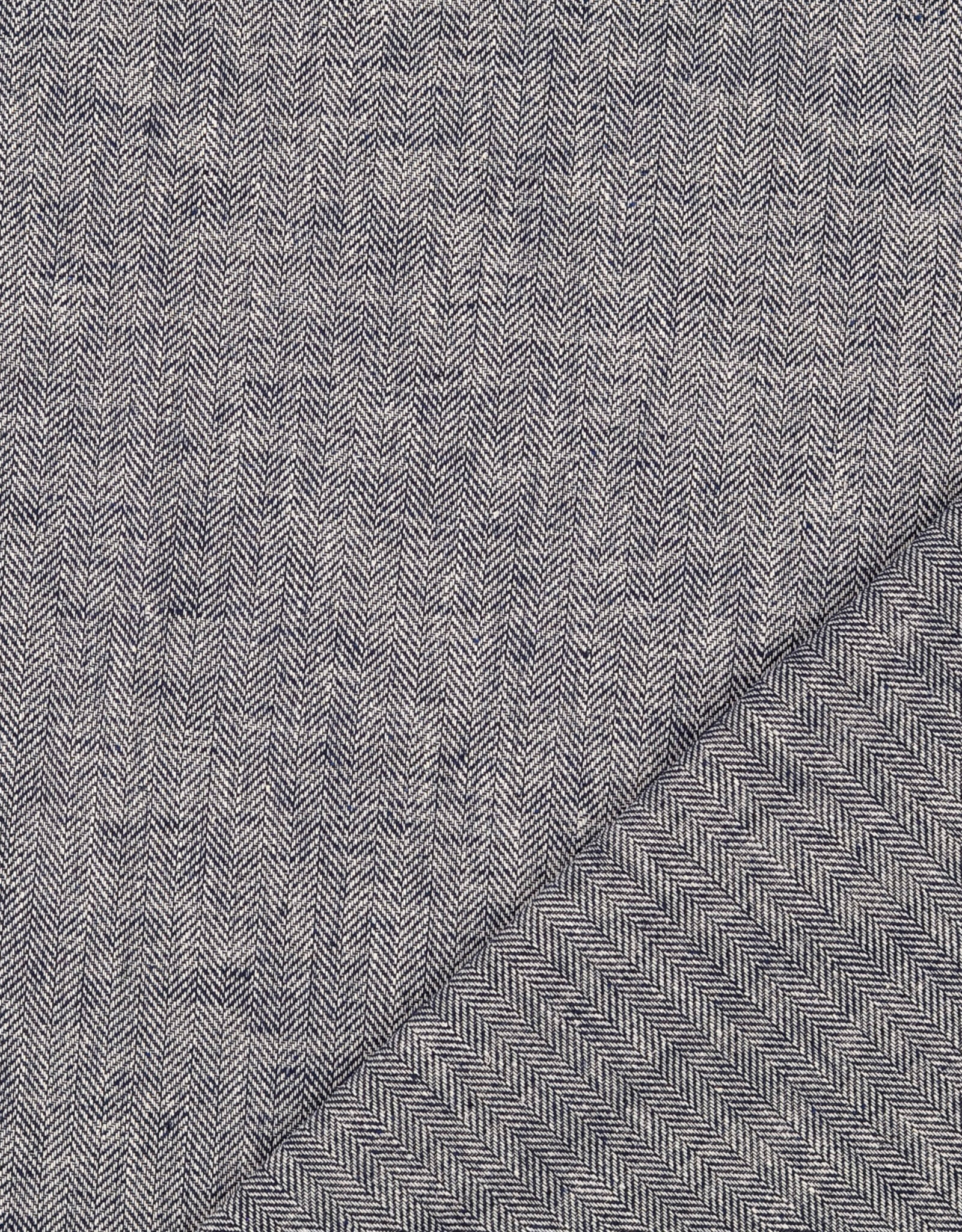 Linnen Mix - Chevron - Antra