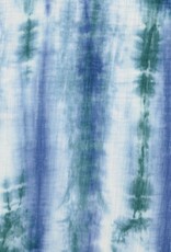 Double Gauze - Batik Blauw