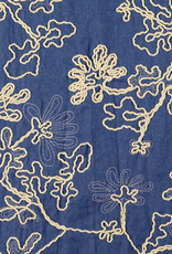 Katoen Broderie - Mimosa - Blue