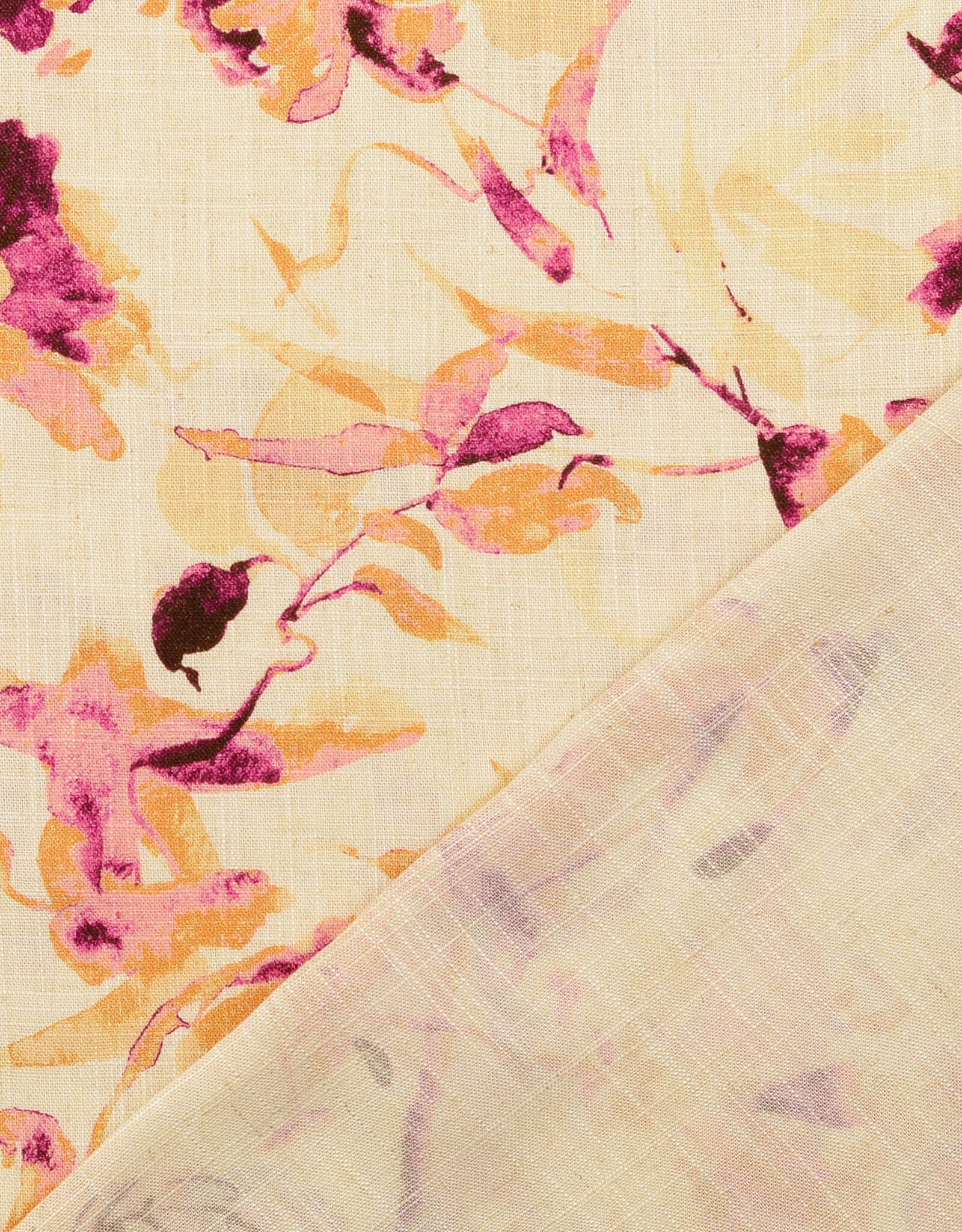 Linnen Viscose - Rosegarden