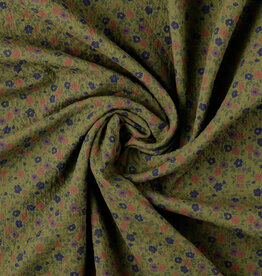 Katoen jacquard - Dark & Kobalt