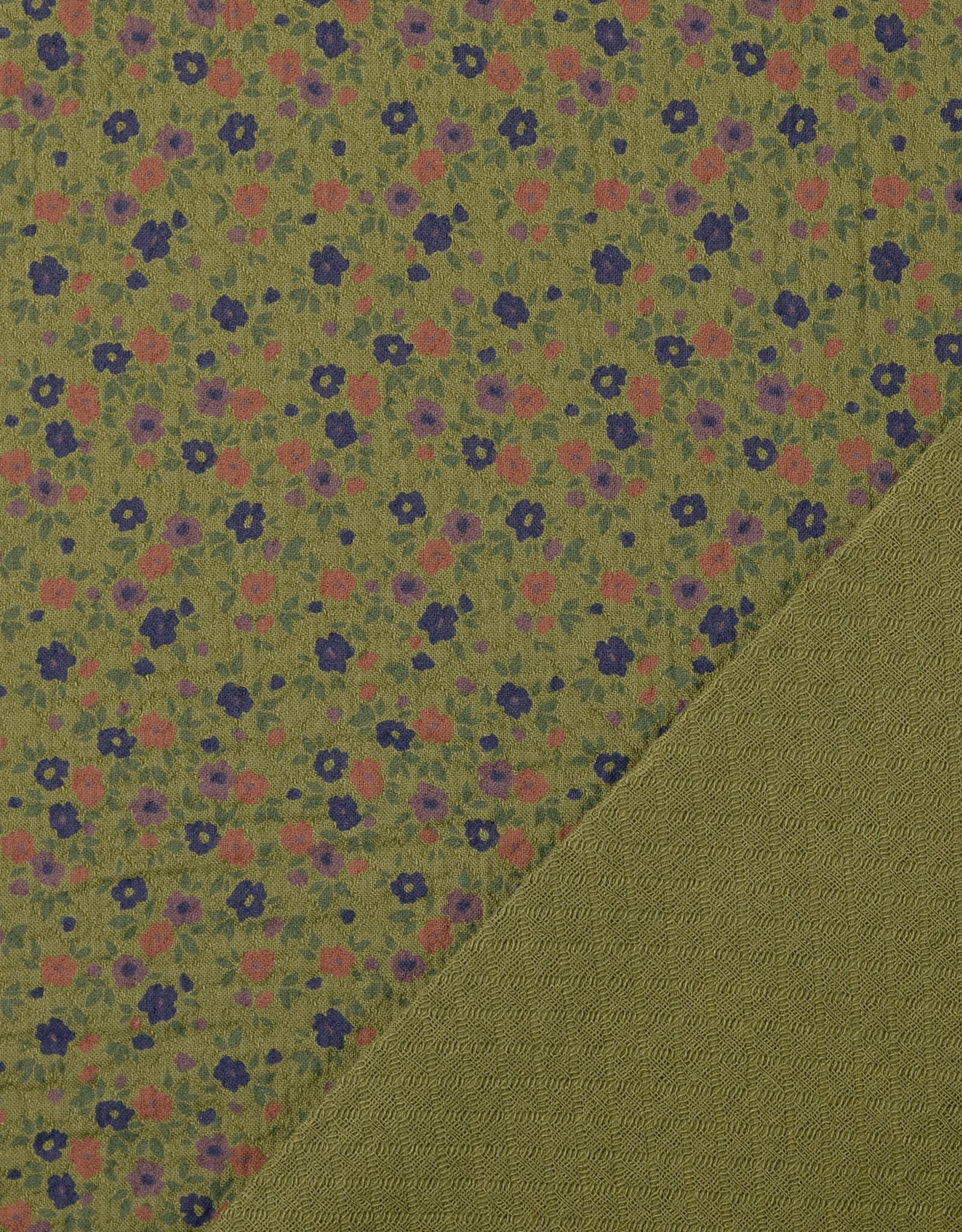 Katoen jacquard - Dark & Kobalt