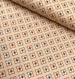 Katoen - Tile - Geel