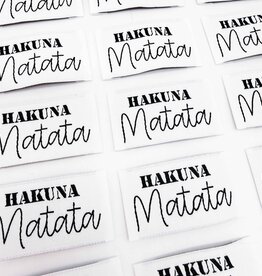 Naailabels - Hakuna Matata