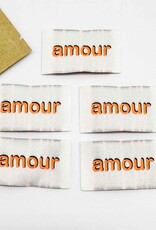 Naailabels - Amour neon