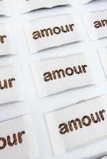 Naailabels - Amour Glitter
