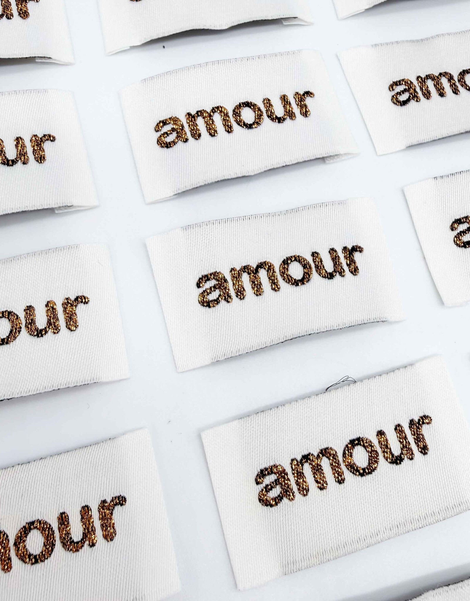 Naailabels - Amour Glitter