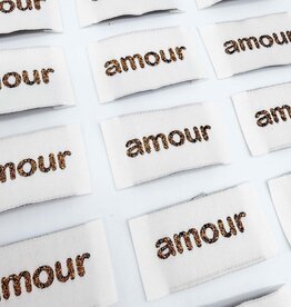 Naailabels - Amour Glitter